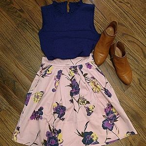 Full floral skirt
